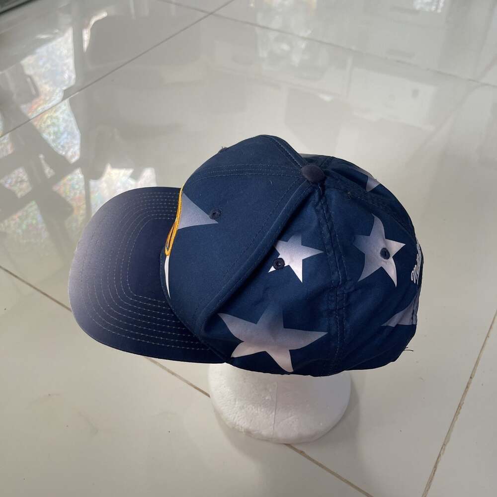 Golden State Warriors Logo Snapback Cap Blue White Star - Picture 2 of 5